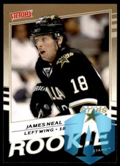 2008-09 Upper Deck Victory Update GOLD James Neal Rookie Dallas Stars #336